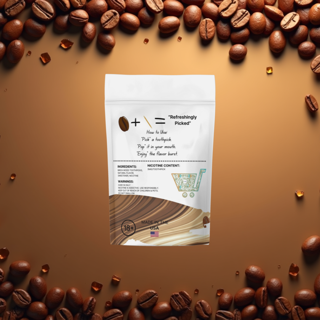 Coffee Rush Nicotine Toothpicks