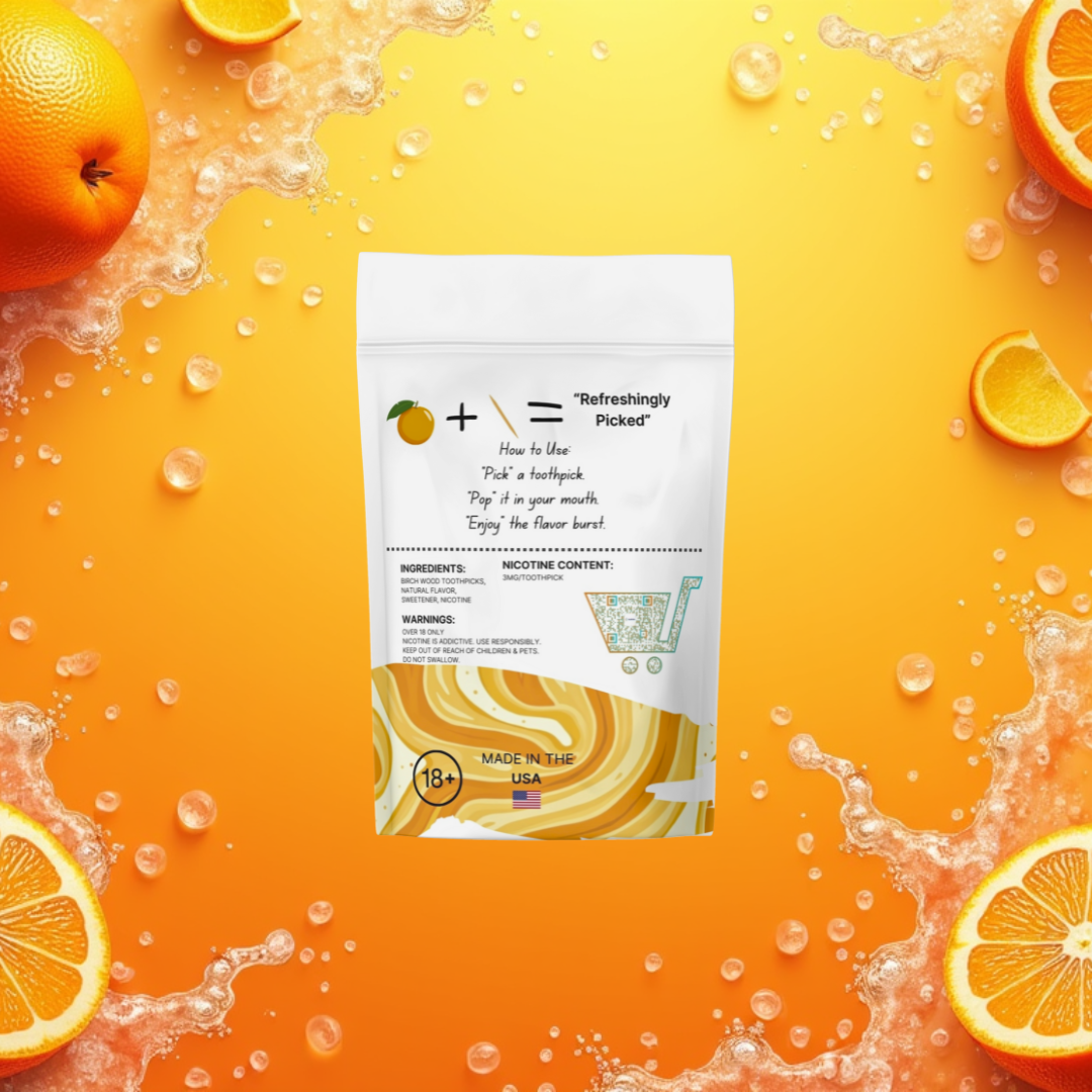 Tangerine Dream Nicotine Toothpicks